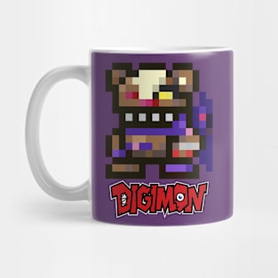 digimon shinmonzaemon pixel Mug